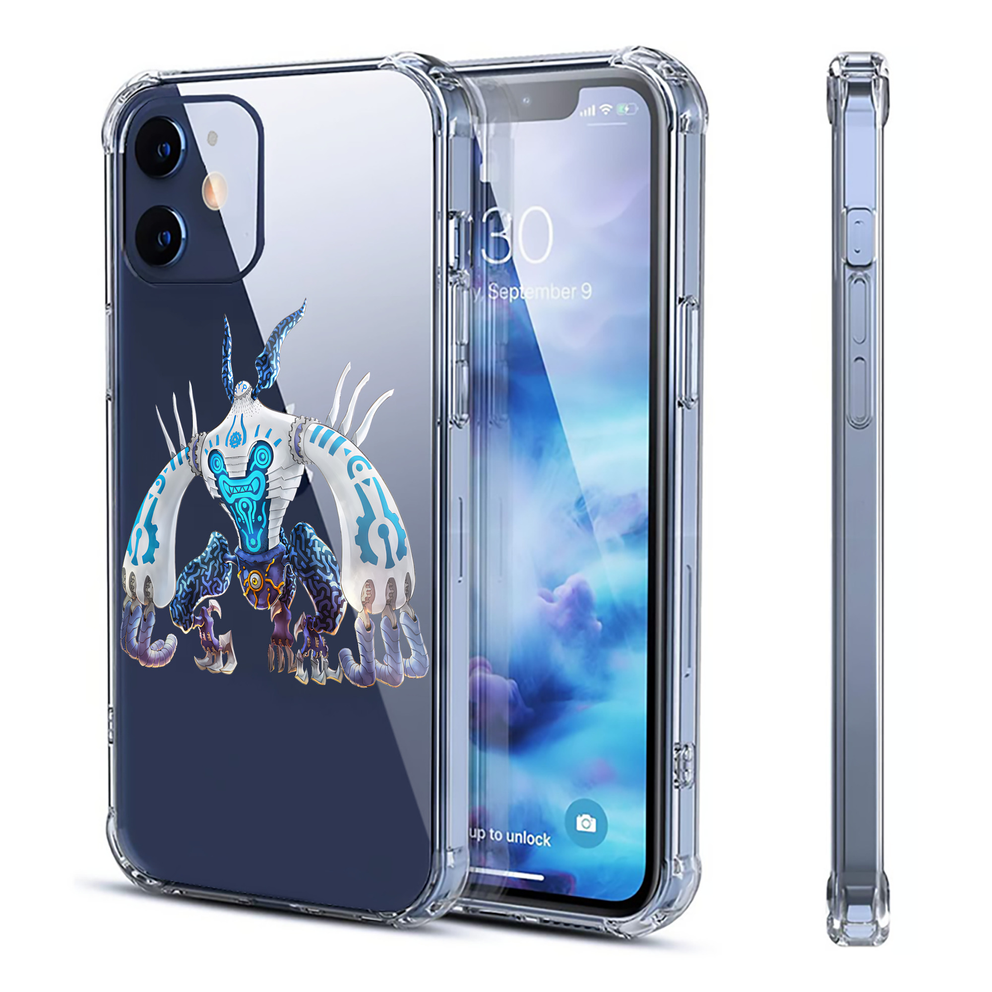 （画像用） 遊☆戯☆王 Yu-Gi-Oh! 【iPhone 12シリーズ対応】透明スマホケース（クリアソフトケース）